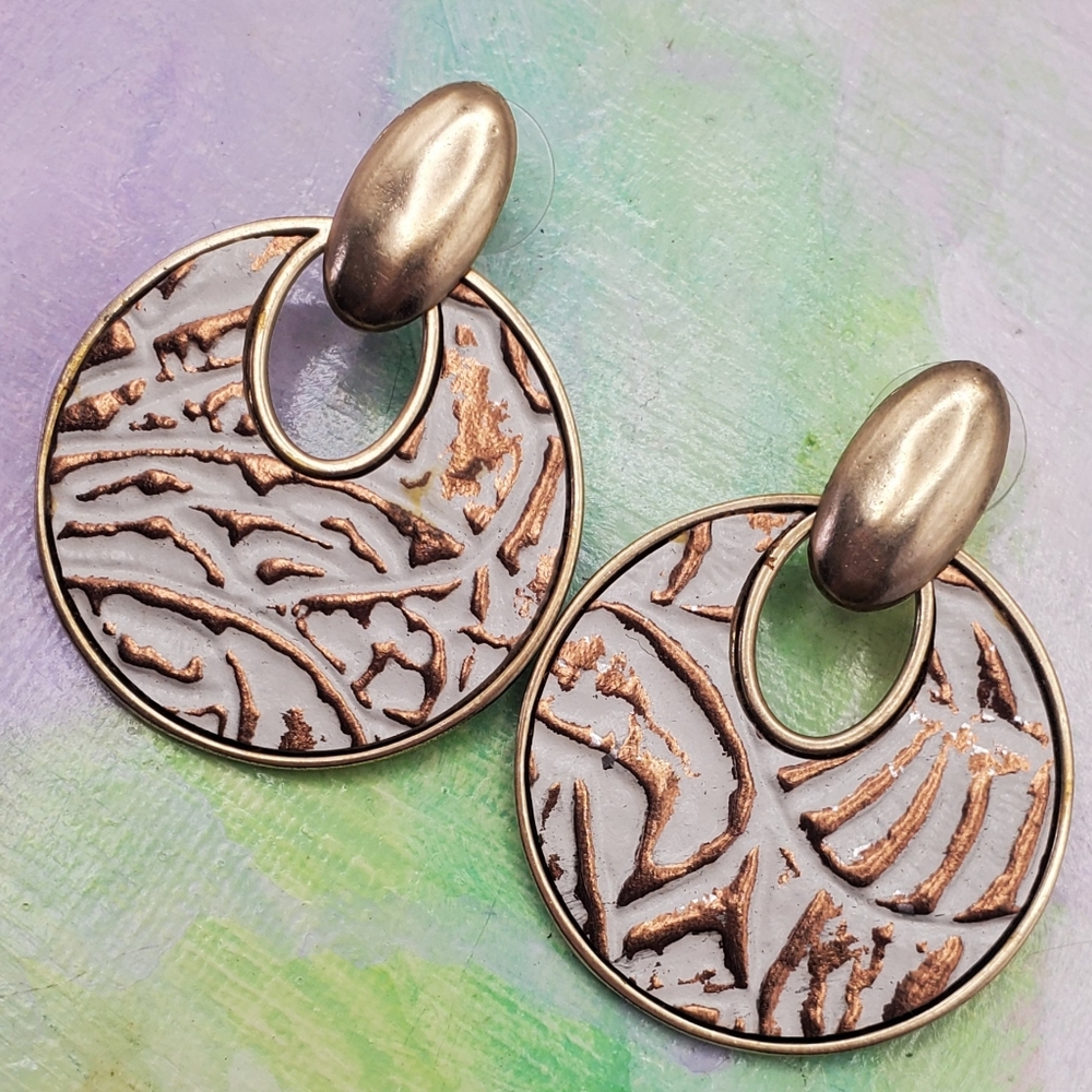 Patricia Nash Earrings Door Knocker Chic Classic Style